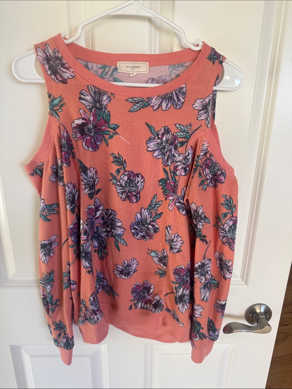 Cold Shoulder Floral Top
